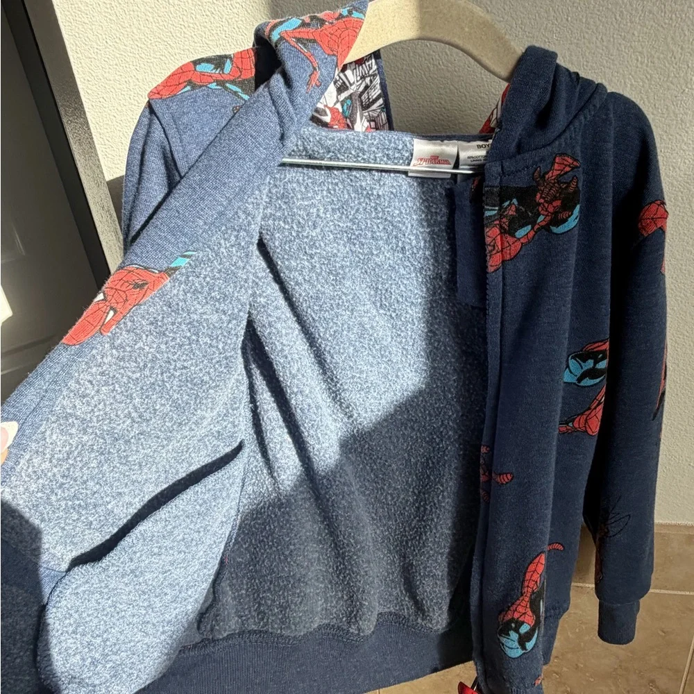 Kids' Cartoon Character Hoodies - Light Blue and Navy - Picture 7 of 14